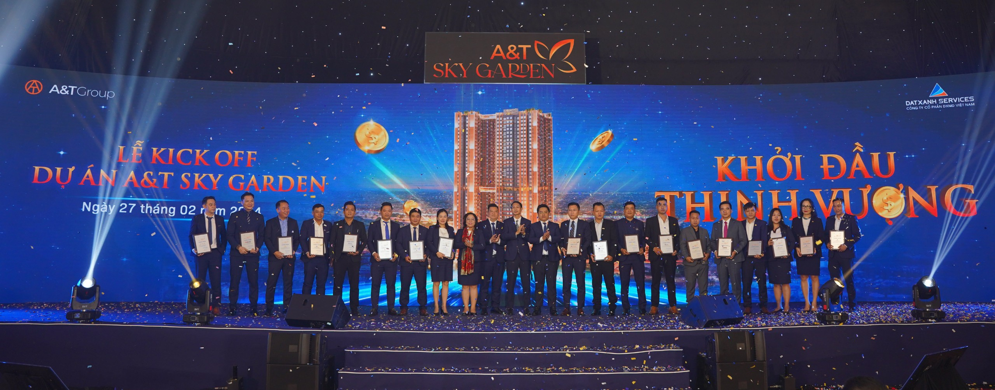 Nhà phát triển dự án DXMD Vietnam và các đối tác phân phối dự án A&T Sky Garden